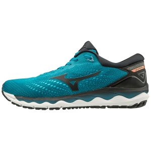 Mizuno Wave Sky 3 Mens Running Shoes Canada - Turquoise